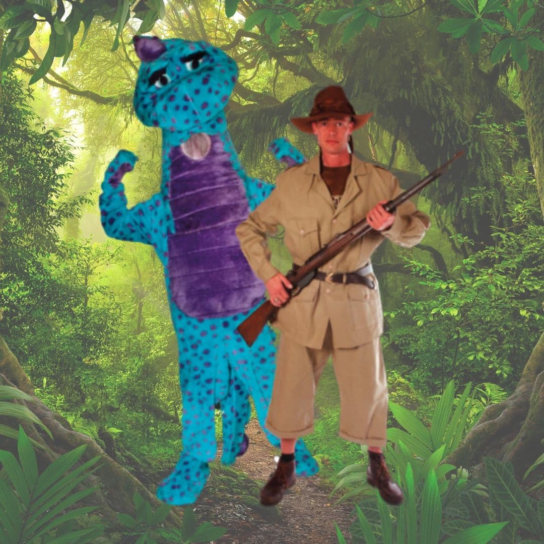 Dino en Oppasser