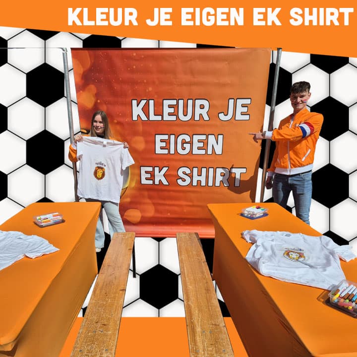 Kleur je eigen EK T-shirt
