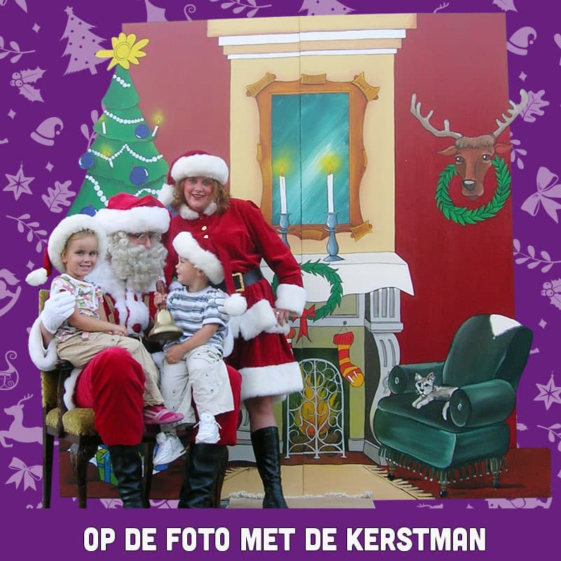 Op de foto met de Kerstman