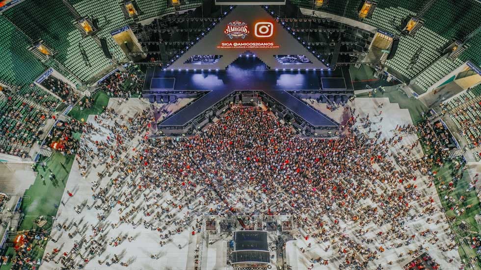 Band boeken voor sportevenement