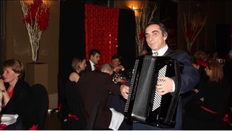 Franse Accordeonist en Violist Duo