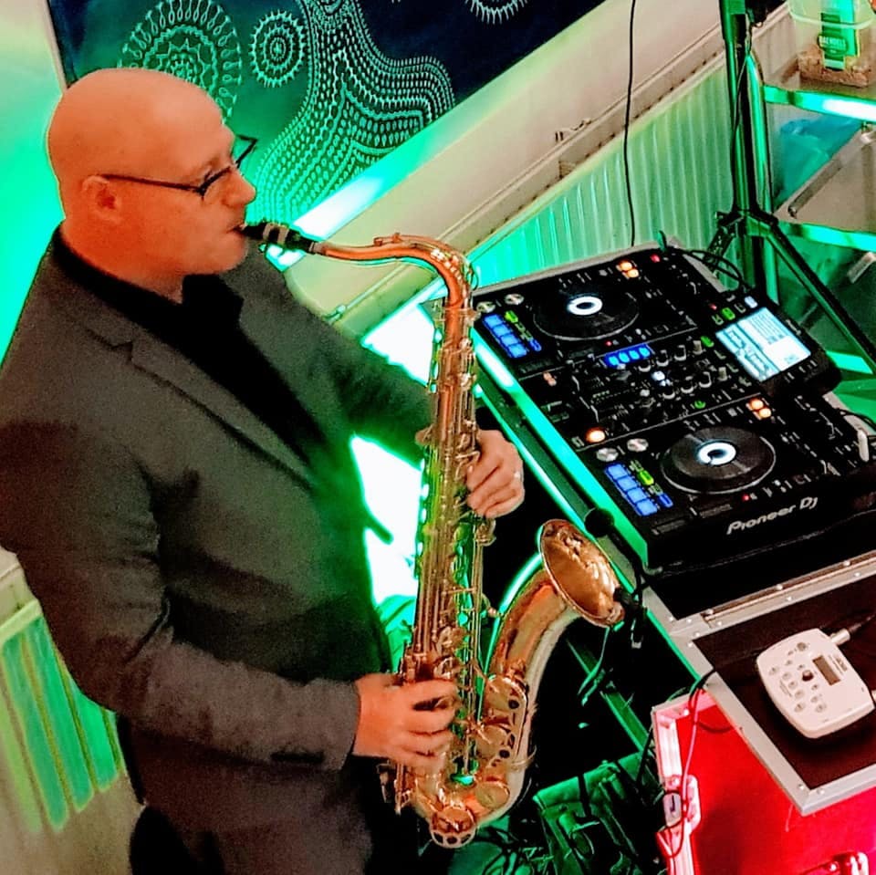 Saxofonist partysax