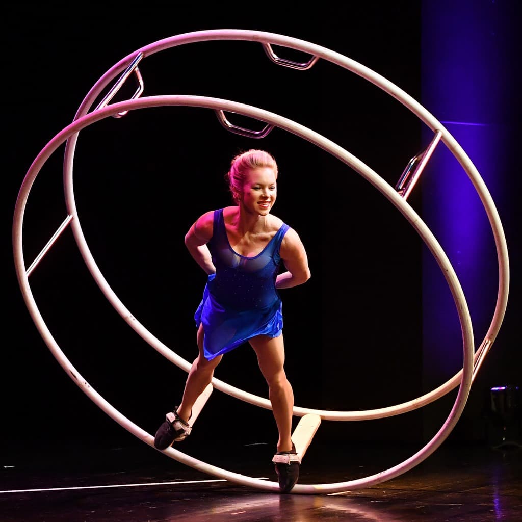 German Wheel Performance German Wheel – Rhönrad boeken of inhuren - TotalBookings
